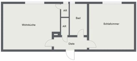 Attraktive 2-Zimmer-Wohnung in ruhiger Wohnlage - Foto 3