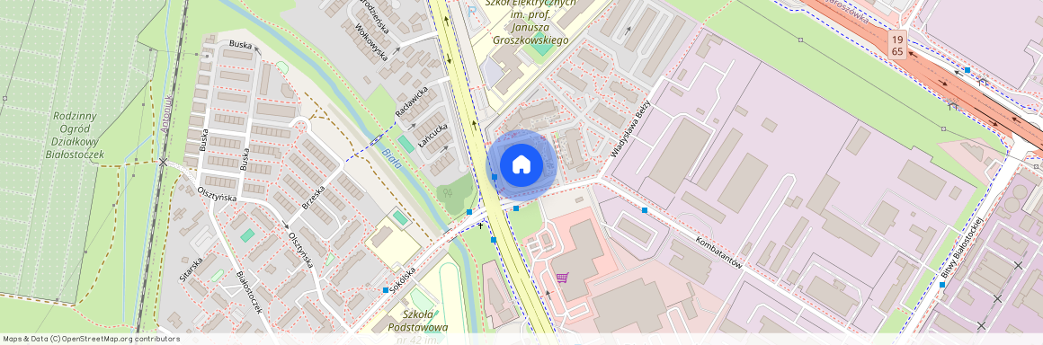 ul. Al. 1000-lecia Państwa Polskiego, Białostoczek, Białystok, podlaskie