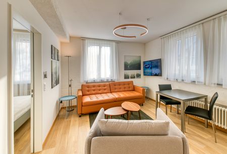 Modernes, möbliertes 2-Zimmer-Apartment in Hergiswil/NW zu vermieten - Photo 2