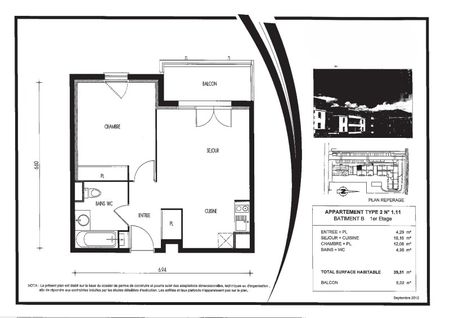 Location Appartement 2 pièces 39m² VILLENAVE D ORNON 33140 - Photo 5