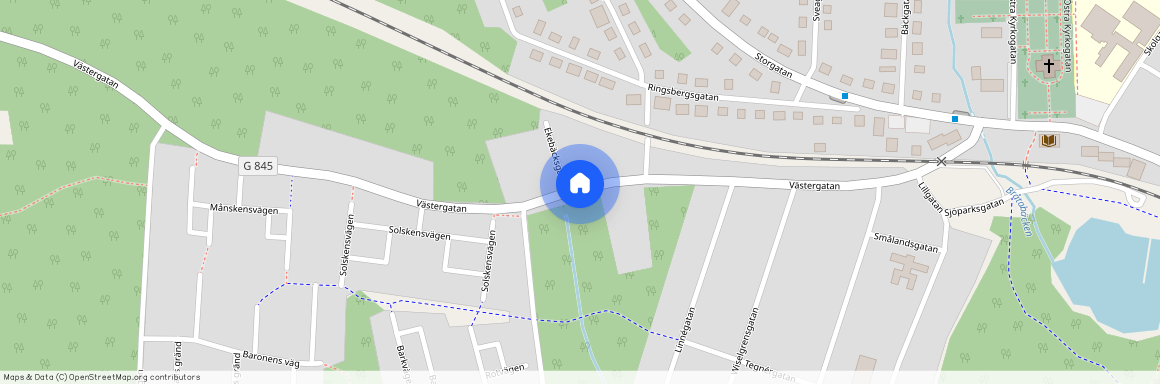 Västergatan, Hovmantorp