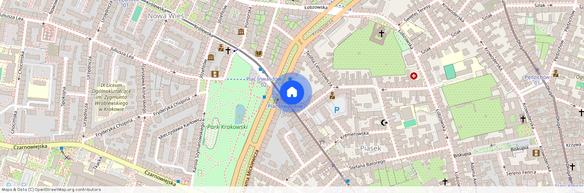 ul. Karmelicka, Piasek, Stare Miasto, Kraków, małopolskie