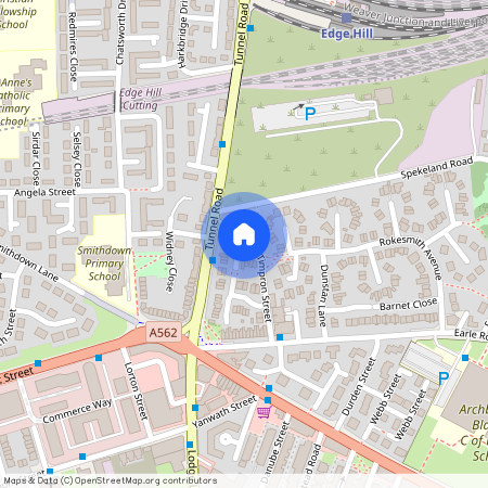 Heathcote Close, Edge Hill, Liverpool, Merseyside, L7