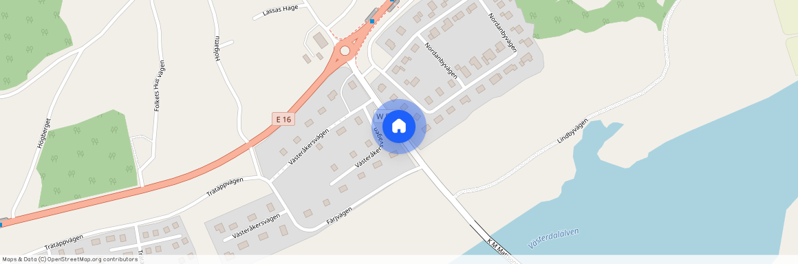 Västeråkersvägen, Mockfjärd