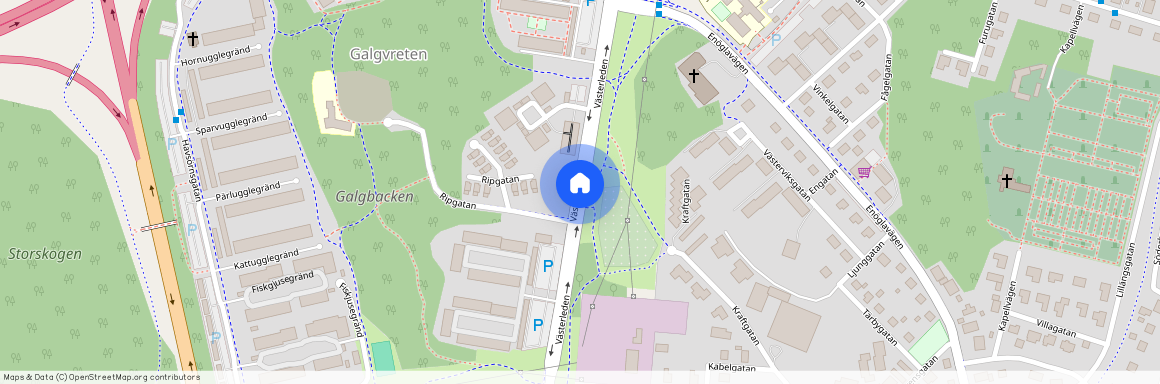 Västerleden, Enköping