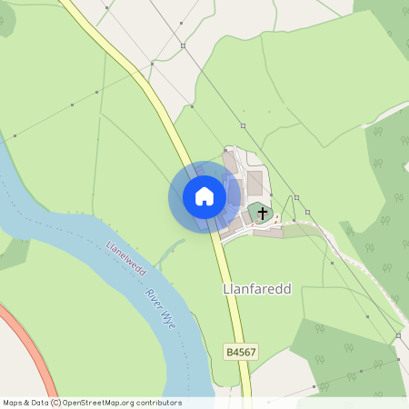 Llanfarredd, Builth Wells, Powys, LD2