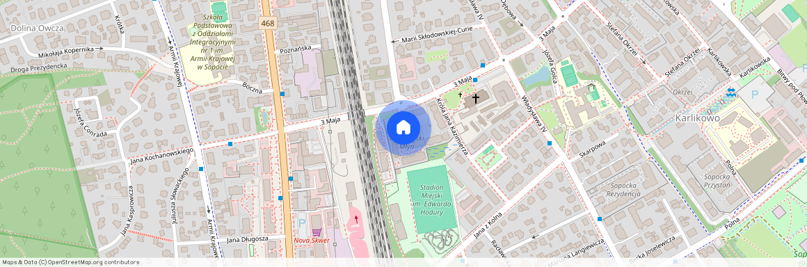 ul. 3 Maja, Karlikowo, Sopot, pomorskie