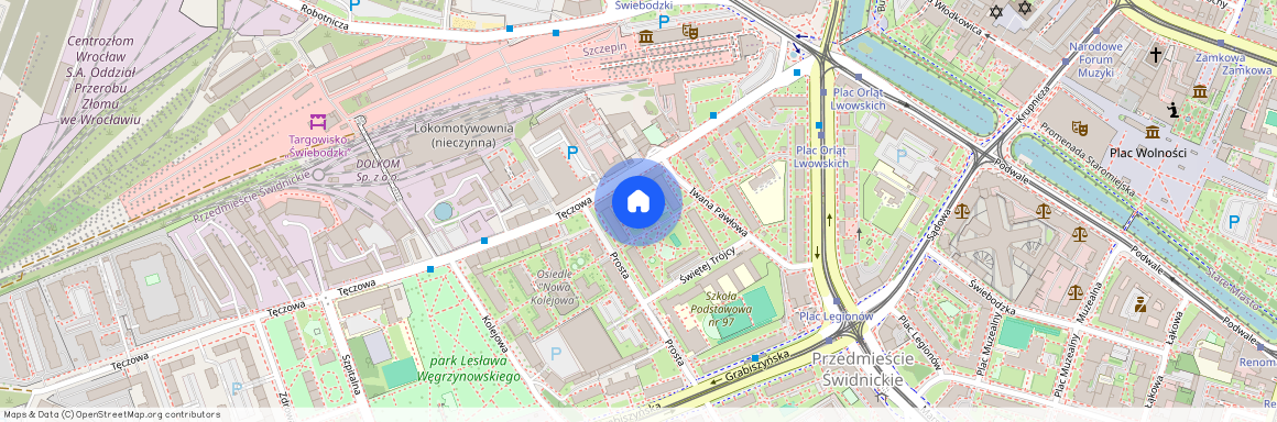 ul. Tęczowa, Przedmieście Świdnickie, Stare Miasto, Wrocław, dolnośląskie