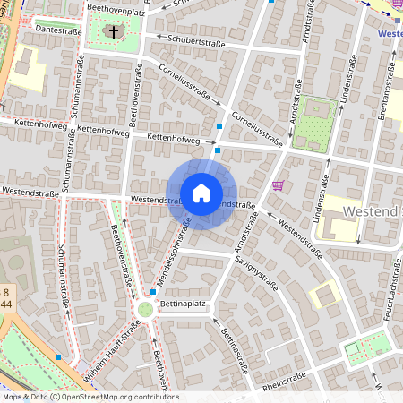 60325 Frankfurt am Main - Westend