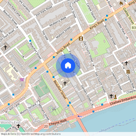 Paultons Square London SW3, London, SW3