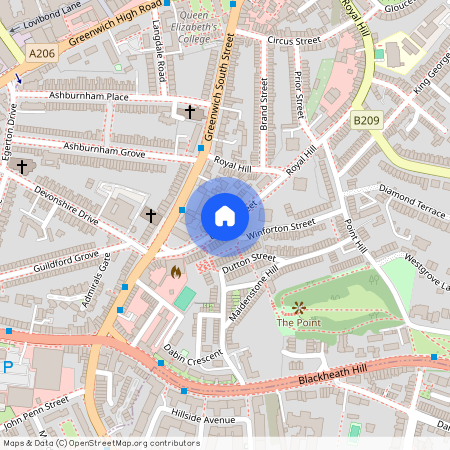 Blissett Street Greenwich SE10