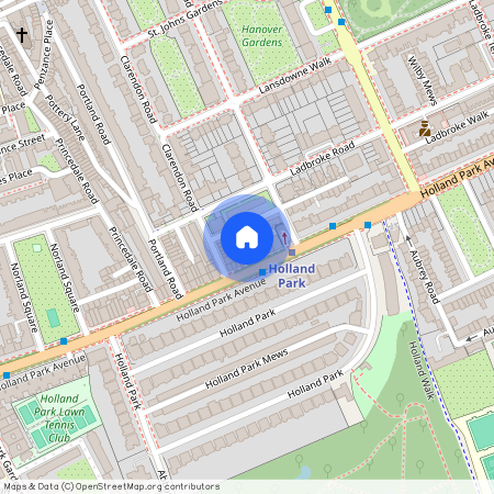 Holland Park Avenue, Holland Park, London, Royal Borough of Kensington and Chelsea, W11