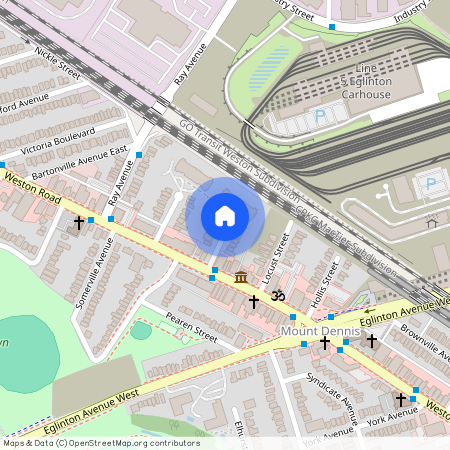 google map, York, York, Toronto, M6M 5C4