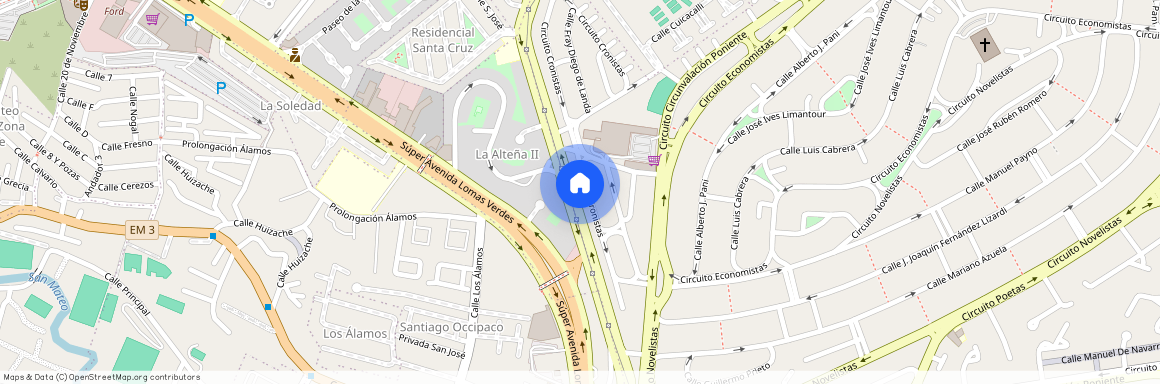 Calle Cronistas 201, Ciudad Satelite, Naucalpan De Juárez, México, 53100, MEX