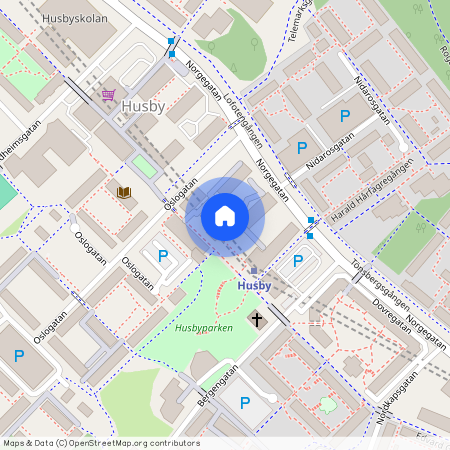 Bergengatan 8, Husby