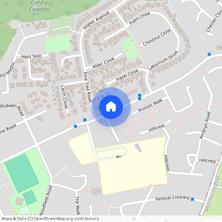 Golf Road, New Inn, Pontypool