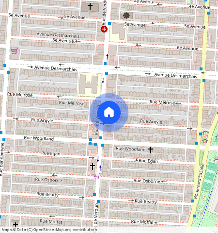 ** Rue de Verdun H4H1K4, Montréal
