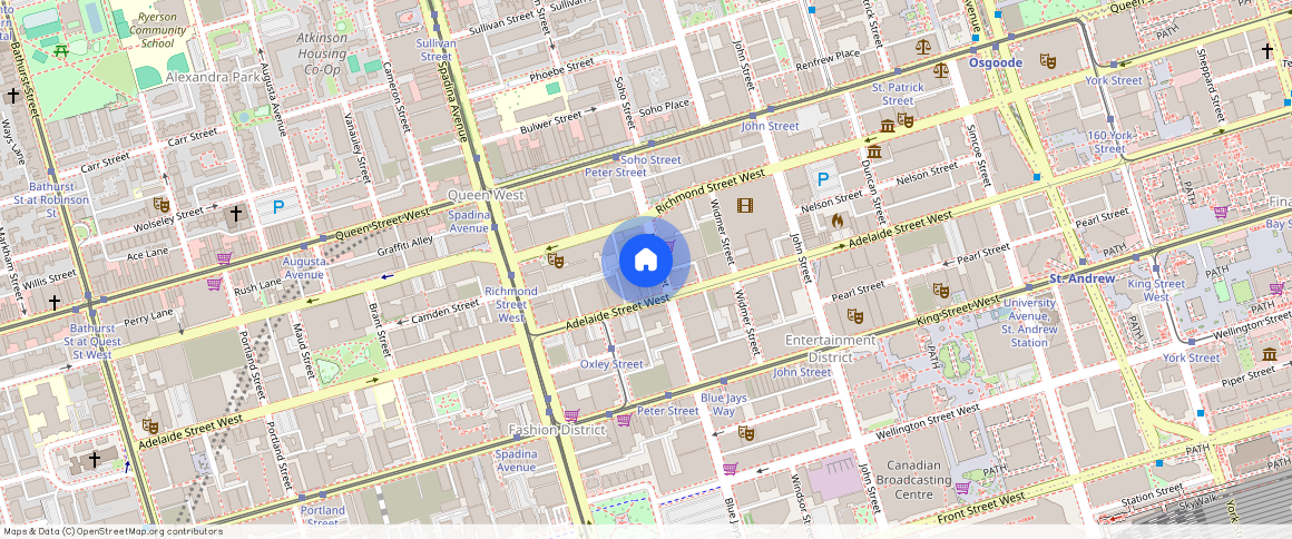 ** Peter Street Unit# 505, Ontario, Toronto C01