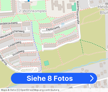 freier Blick ins Grüne - mit Balkon, Küche mit Fenster, ab sofort - Foto 1