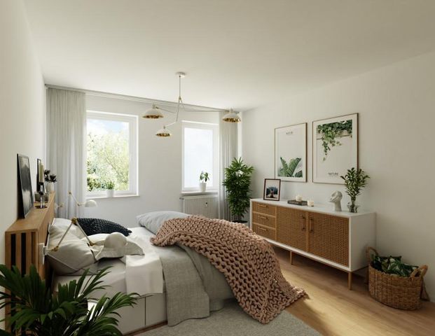 Stilvoll renovierte Etagenwohnung in Stadtrandnähe - Foto 1