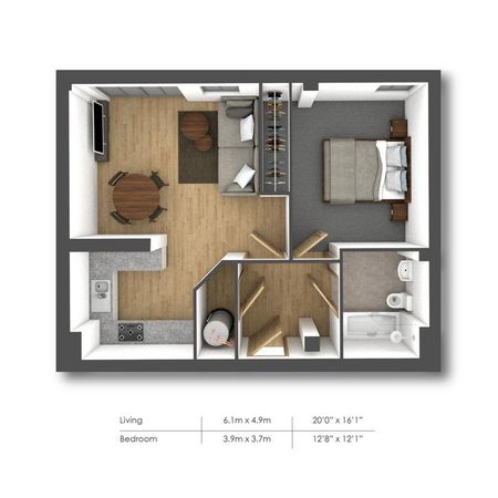 1 bedroom flat to rent - Photo 4