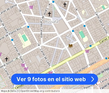 Room in shared flat for rent, Russafa, Valencia. - Foto 1
