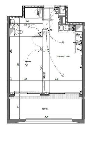 Location appartement t2 40 m² à Nantes (44000) Centre ville-Centre Ville - Photo 2