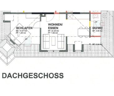 Heimelige 2.5 Zimmer-Dachwohnung an zentraler Lage - Foto 1