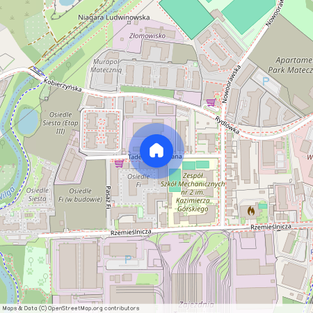 ul. Tadeusza Szafrana, Stare Podgórze, Podgórze, Kraków, małopolskie