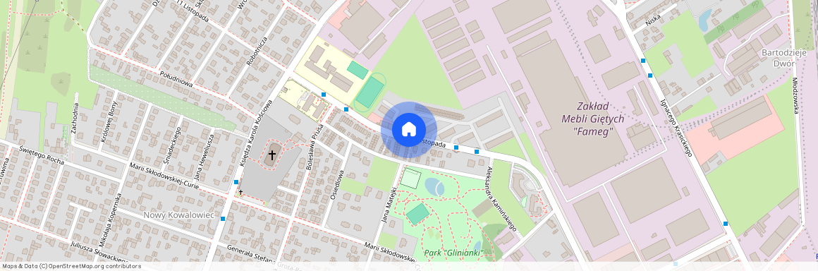 ul. 11 Listopada, Radomsko, radomszczański, łódzkie