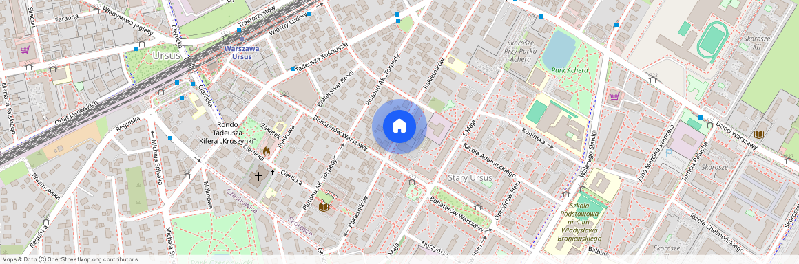 ul. Rakietników, Skorosze, Ursus, Warszawa, mazowieckie