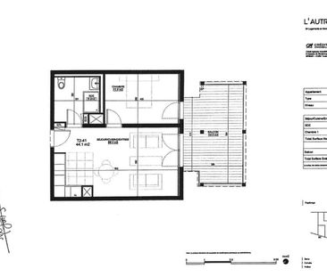 location Appartement T2 DE 44.1m² À BORDEAUX - Photo 6