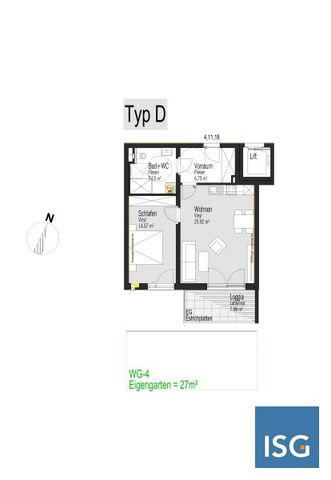 NEUBAU! 2-Zimmer-Mietkauf-Wohnung Top 11 im 1. OG (Eigenmittel erforderlich) - Photo 5