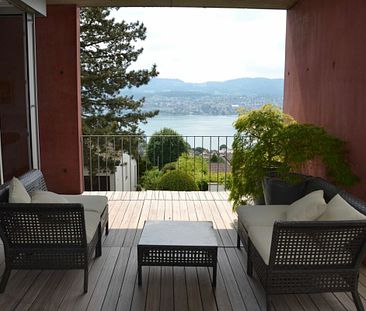 Ein Architektur-Juwel mit Sicht auf den Zürichsee - Foto 1