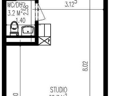 1.5 Zimmer, 36 m², 3. Stock - Photo 2