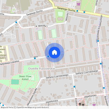 Łokietka, Inowrocławski, Inowrocław, Piastowskie