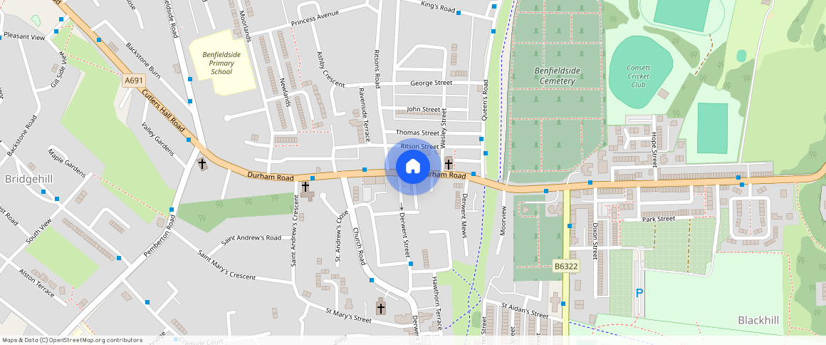 Durham Road, Blackhill, Consett, DH8