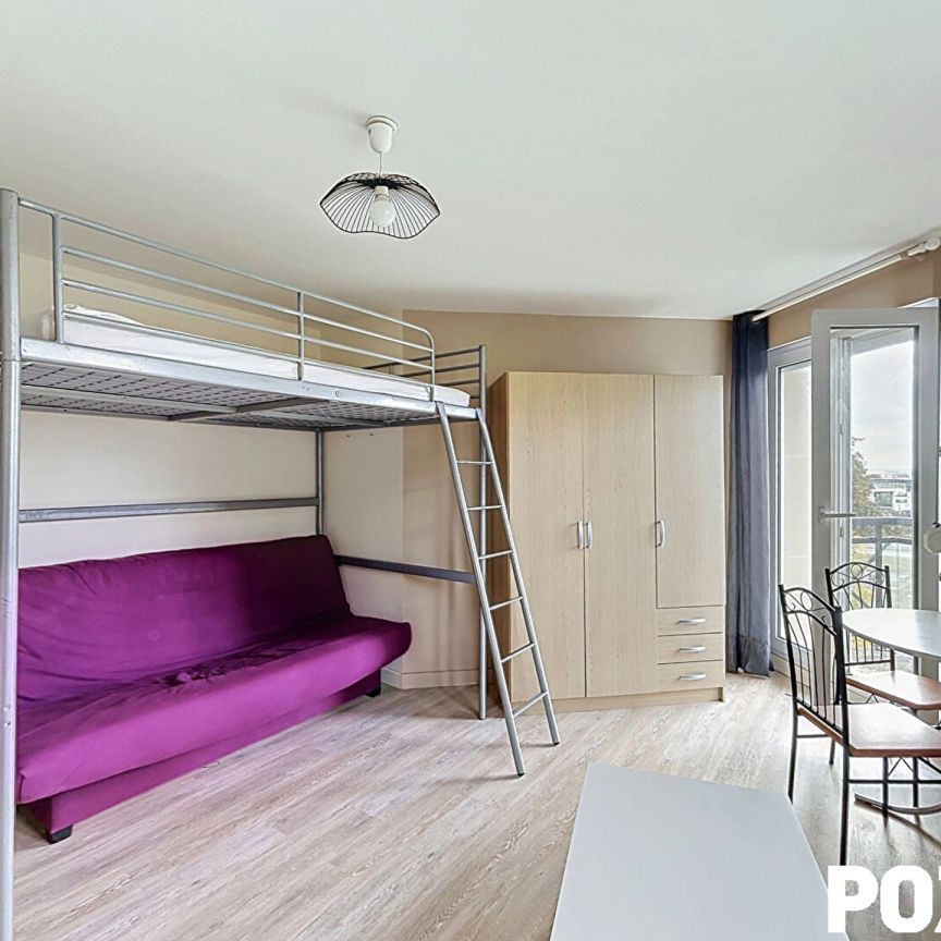 LOCATION - STUDIO MEUBLE 24.33 m² - AVENUE JEAN MONNET - CAEN - Photo 1