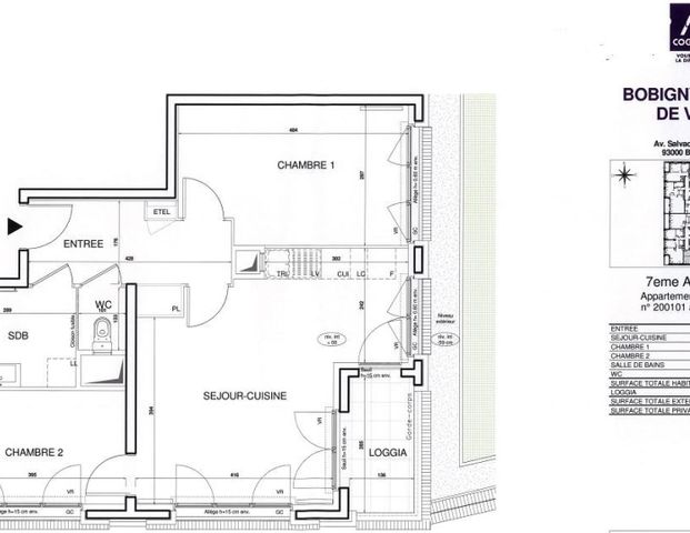 location Appartement T3 DE 61.6m² À BOBIGNY - Photo 1