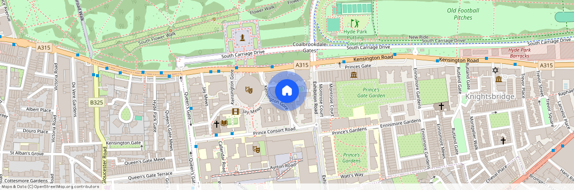 Albert Hall Mansions Knightsbridge Kensington London