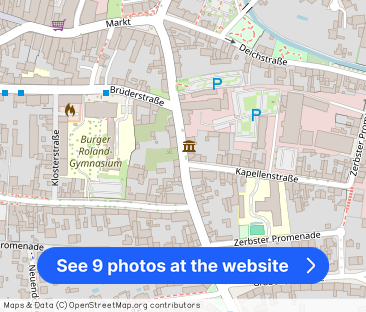 Zentrumsnahe 3-Raumwohnung mit Terrasse in Burg bei Magdeburg - Photo 1