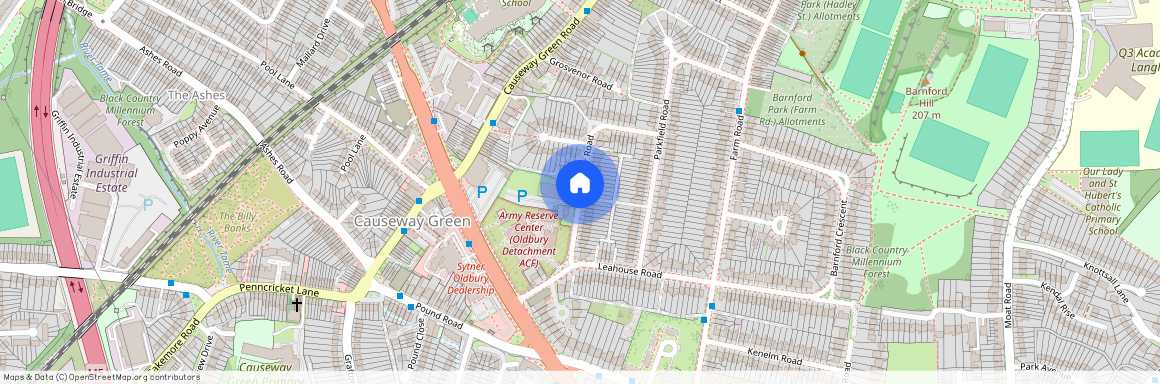 Windsor Road, Oldbury B68