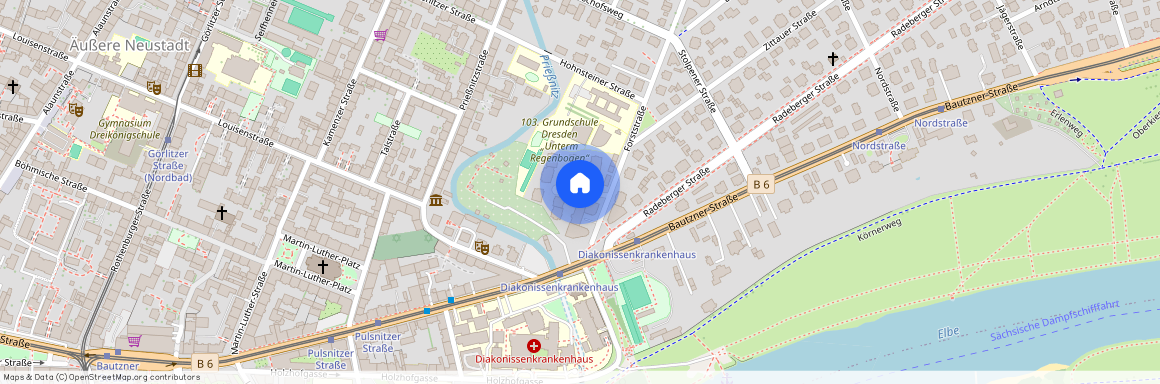 Prießnitzaue, 01099 Dresden - Äußere Neustadt