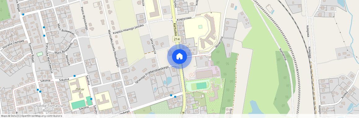 ul. Kartuska, Kościerzyna, kościerski, pomorskie