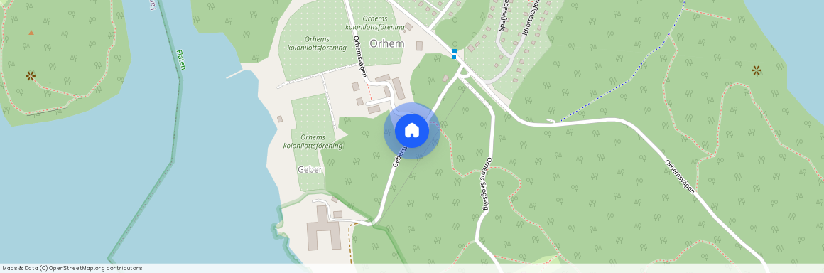 Gebersvägen, Sköndal