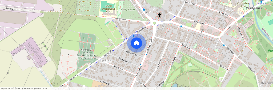 ul. Waflowa, Klecina, Krzyki, Wrocław, dolnośląskie