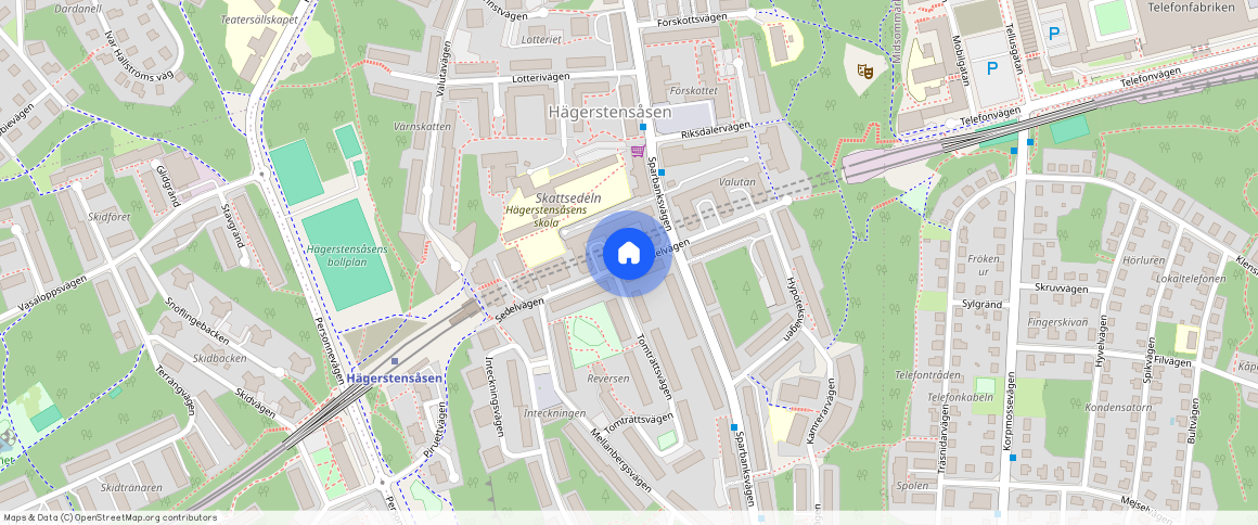 Sedelvägen, Hägersten