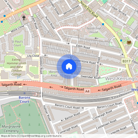 Glazbury Road, West Kensington, W14