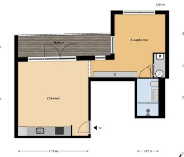 Appartement te huur: Heulstraat 5-C 2514 ER Den Haag - Photo 6