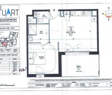Appartement à louer 2 pièces 42.91m² - Photo 4